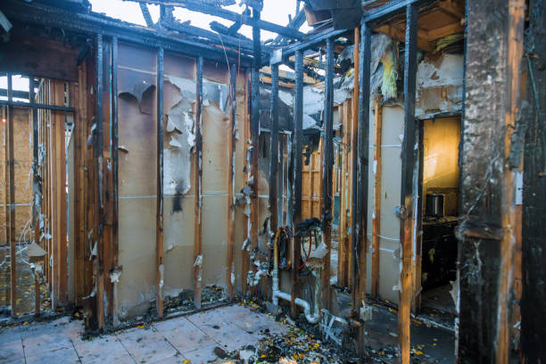 Professional Emergency Fire Cleanup technician working in Westway, TX